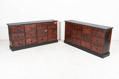 19thC French Printers Drawers 19thC French Printers Drawers