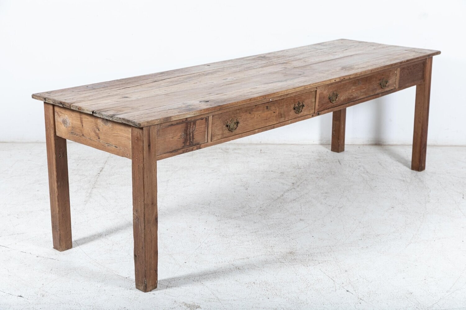 Large 19thC French Pine Farmhouse Table