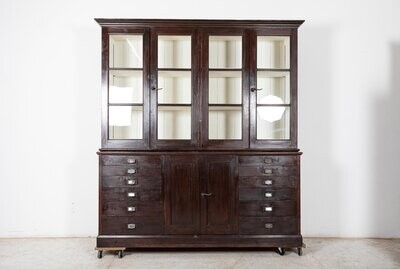 Large 19thC English Specimen Display Cabinet / Bookcase Large 19thC English Specimen Display Cabinet / Bookcase