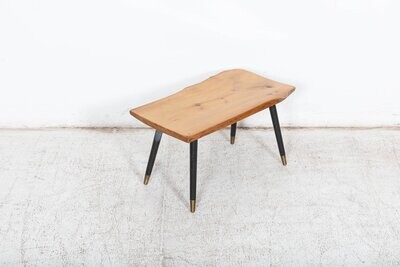 Mid Century Live Edge Teak Coffee Table
