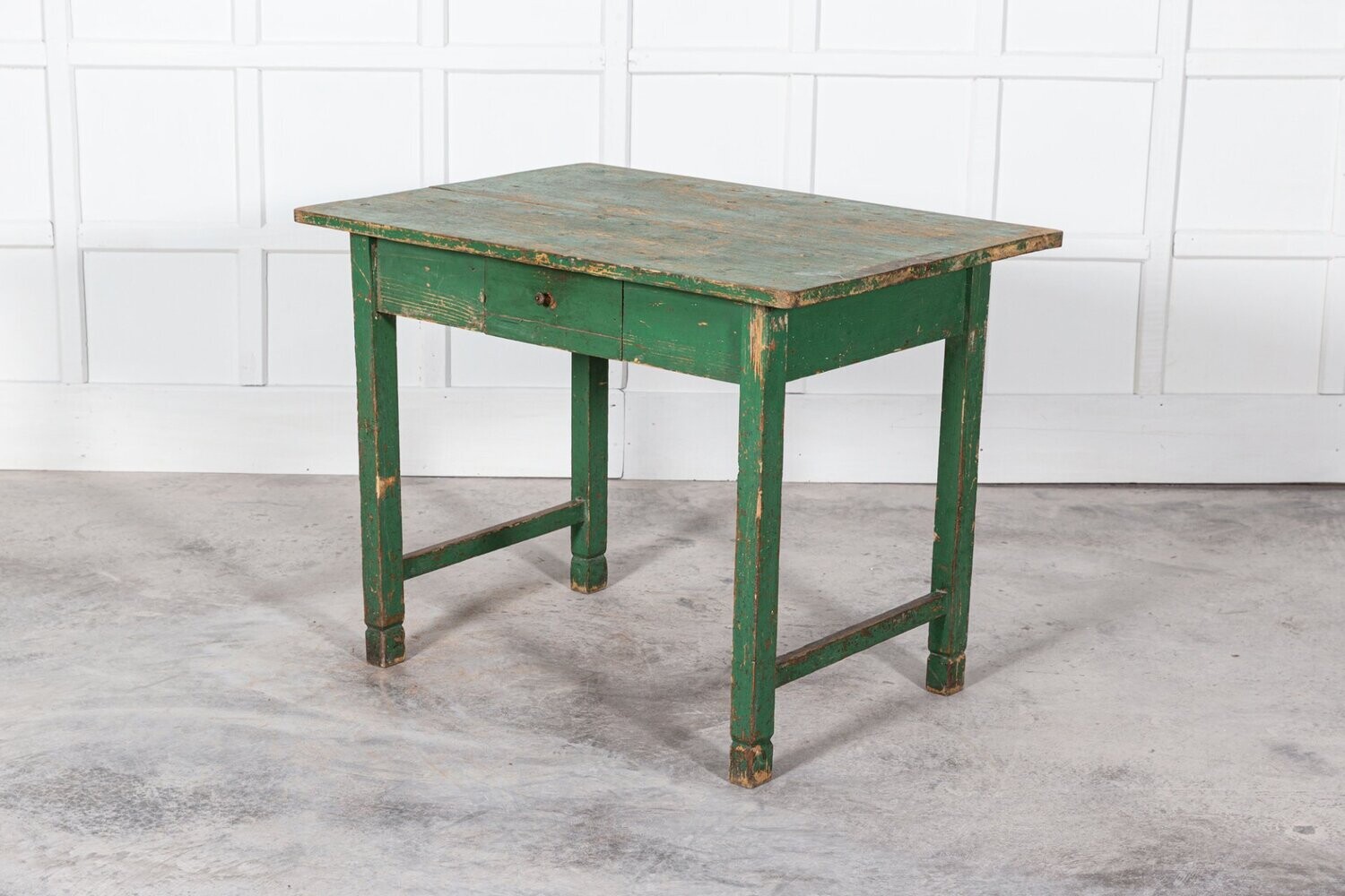19thC English Painted Prep Table