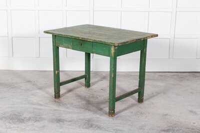 19thC English Painted Prep Table