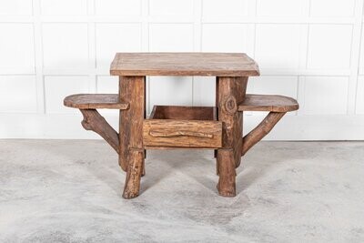 Mid Century Provincial French Fruitwood Side Table