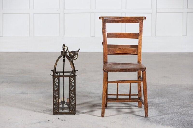 French Bronze Hall Lantern