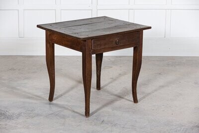 Spanish 18thC Provincial Oak Side Table