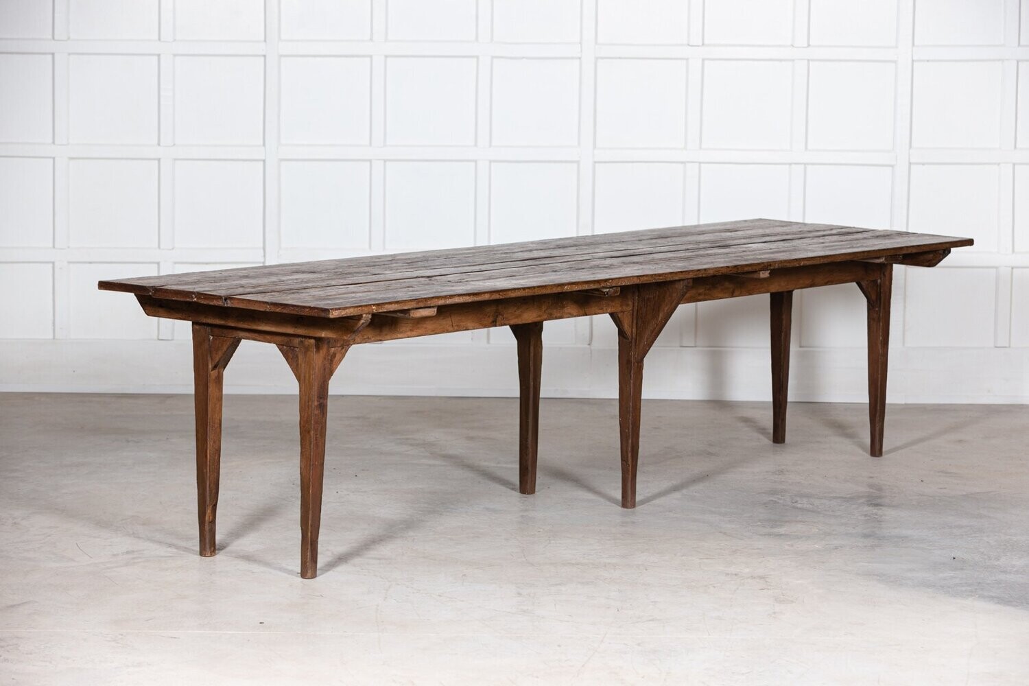 Monumental French 19thC Monastery Harvest Table