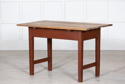 19thC Irish Painted Vernacular Pine Table
