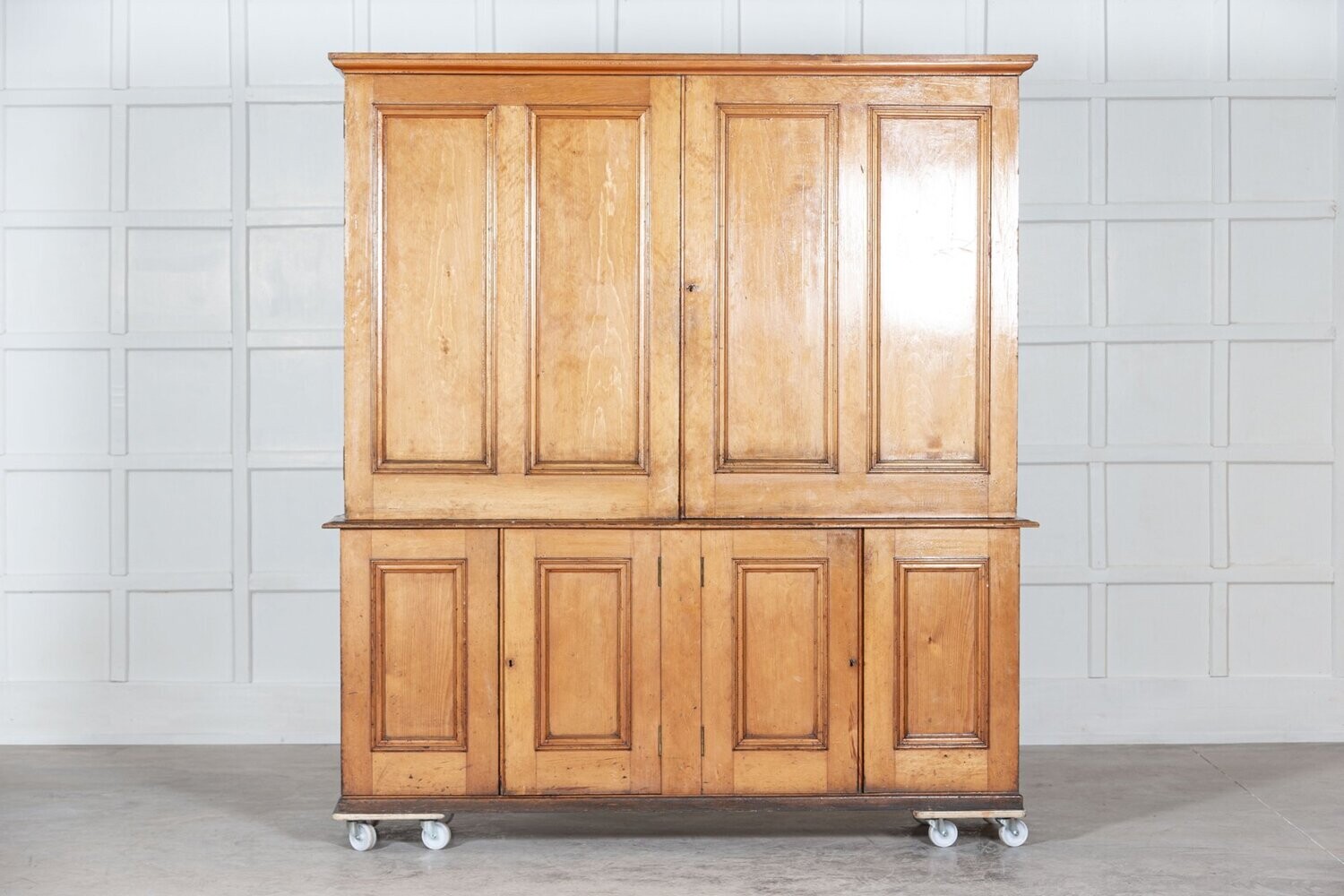Large Estate Made Scottish Pine Housekeepers Cupboard