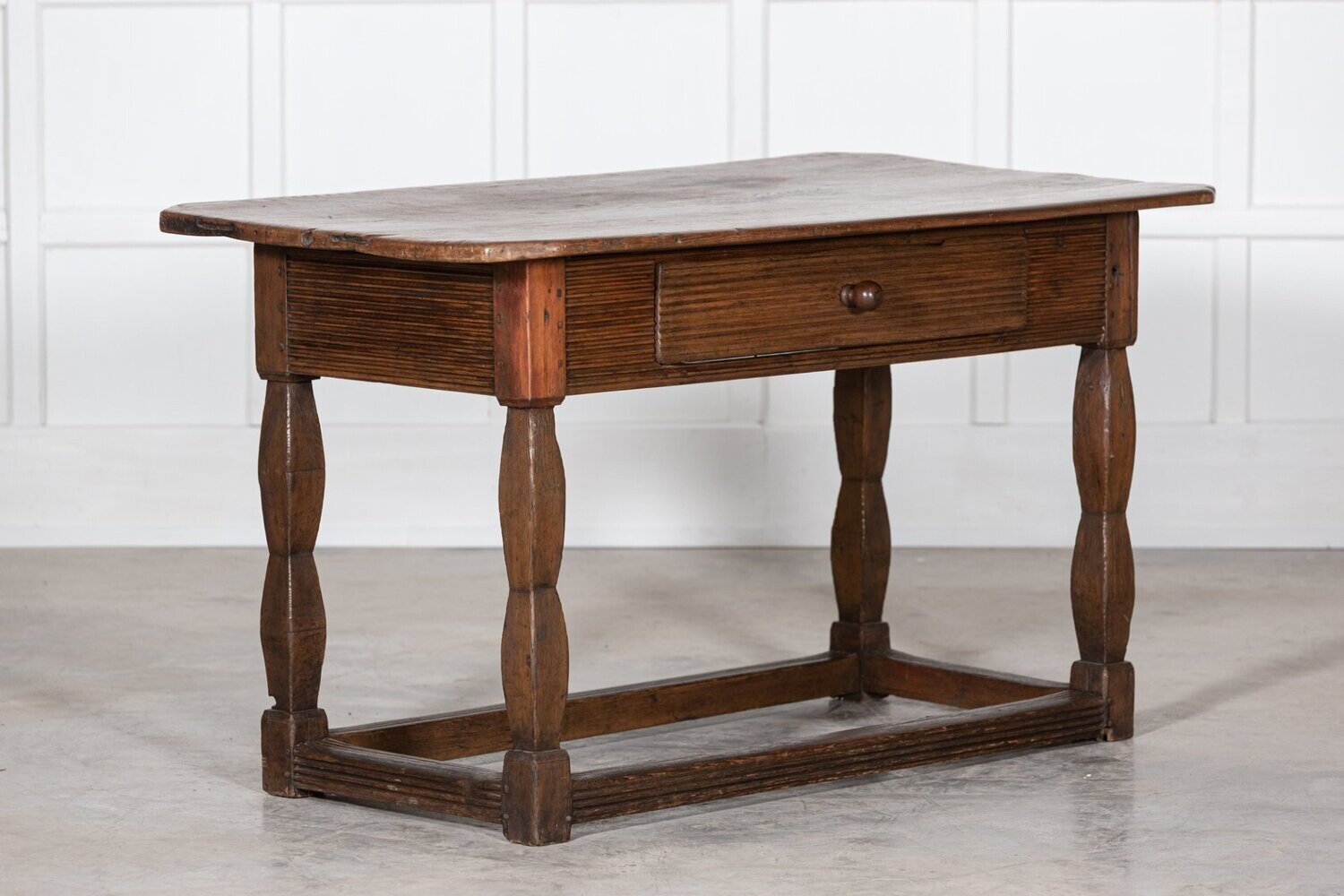 19thC Swedish Provincial Pine Refectory Table