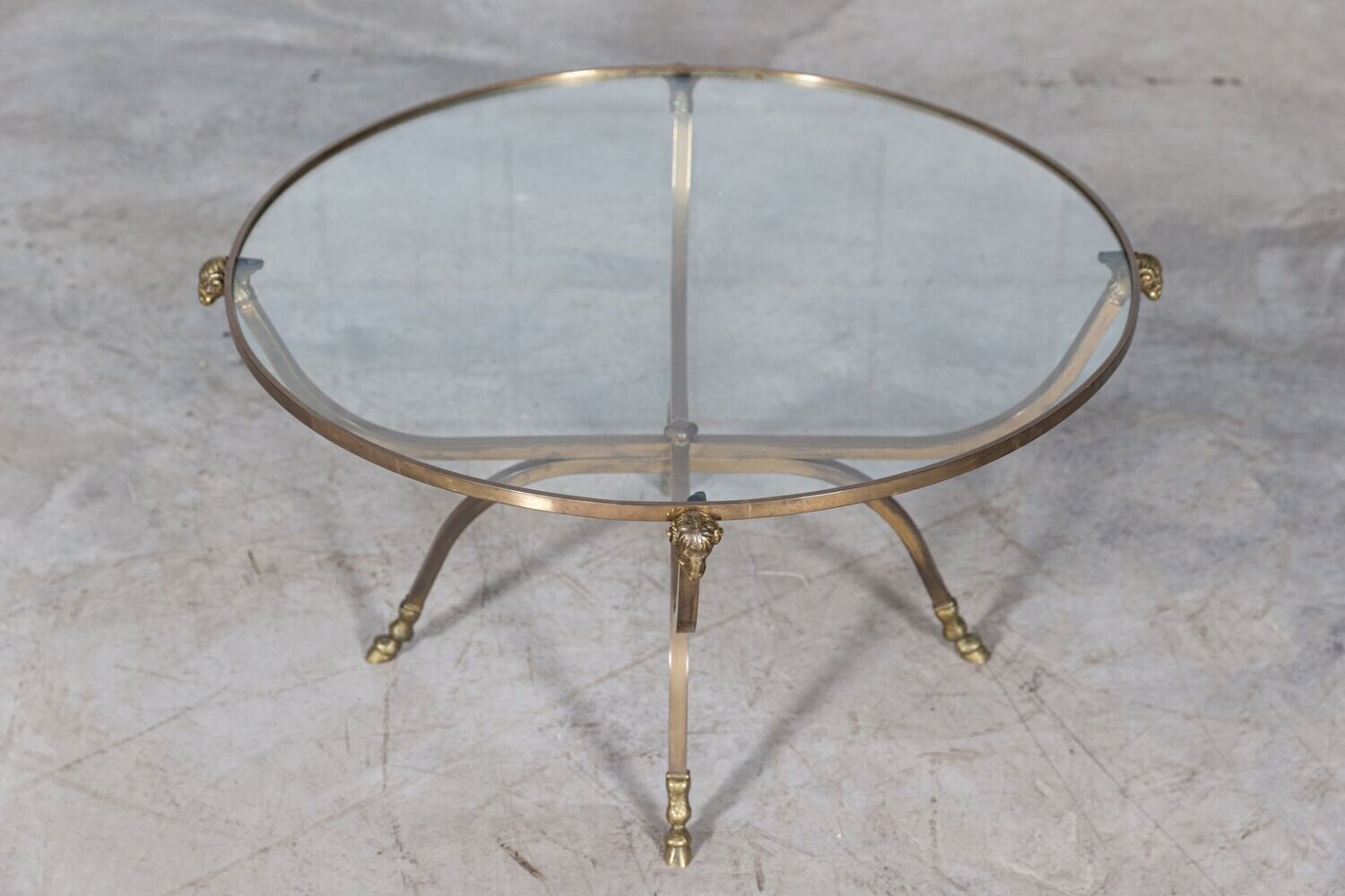 Maison Jansen Rams Head / Hoof Coffee Table