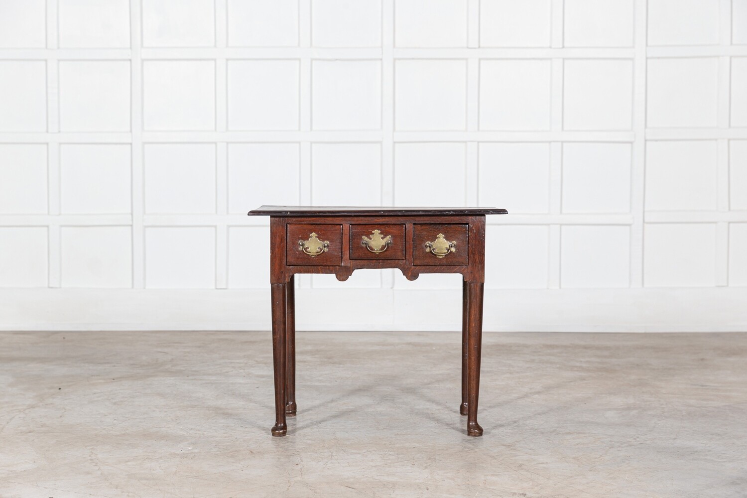English Georgian Oak Lowboy
