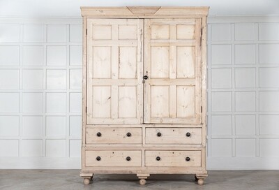 Monumental 19thC English Pine Housekeepers Cupboard Monumental 19thC English Pine Housekeepers Cupboard