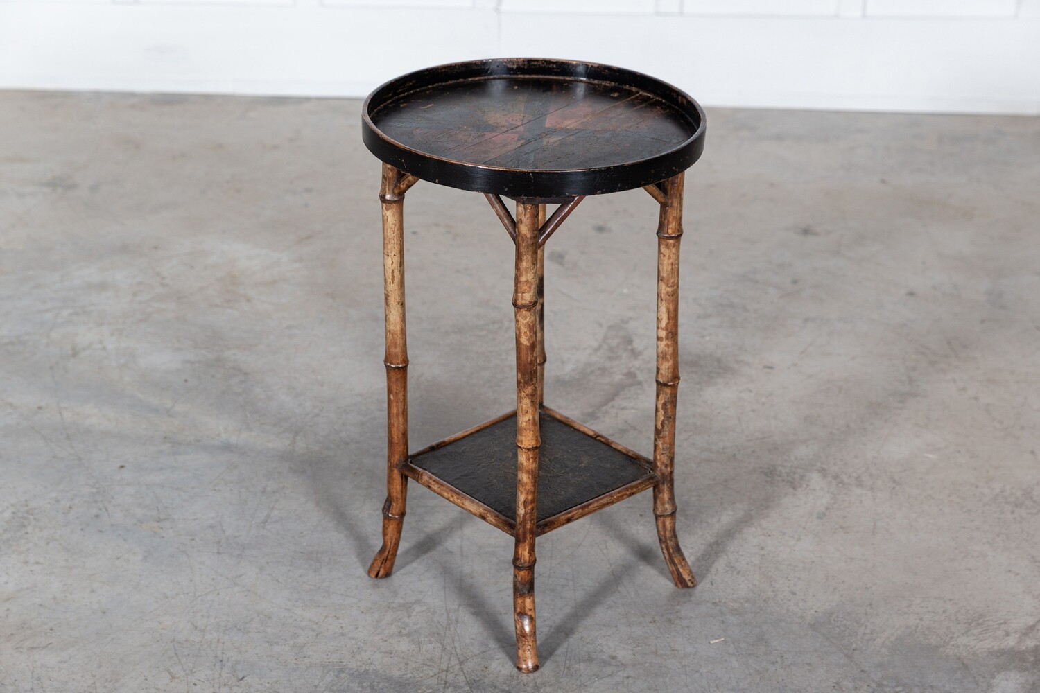 19thC Bamboo Occasional Table