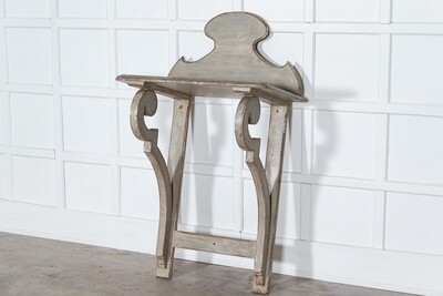 19thC French Painted Shop Table / Console