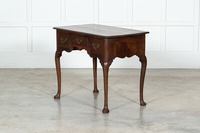 George III Walnut Lowboy