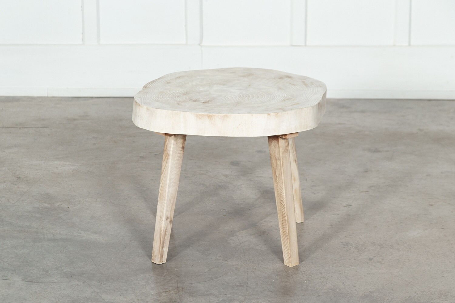 Mid Century English Bleached Teak Root Coffee Table
