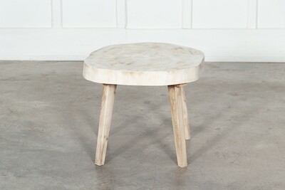 Mid Century English Bleached Teak Root Coffee Table