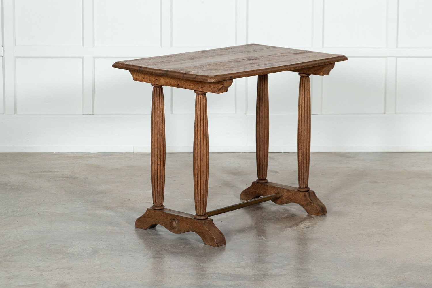 19thC English Oak Side Table