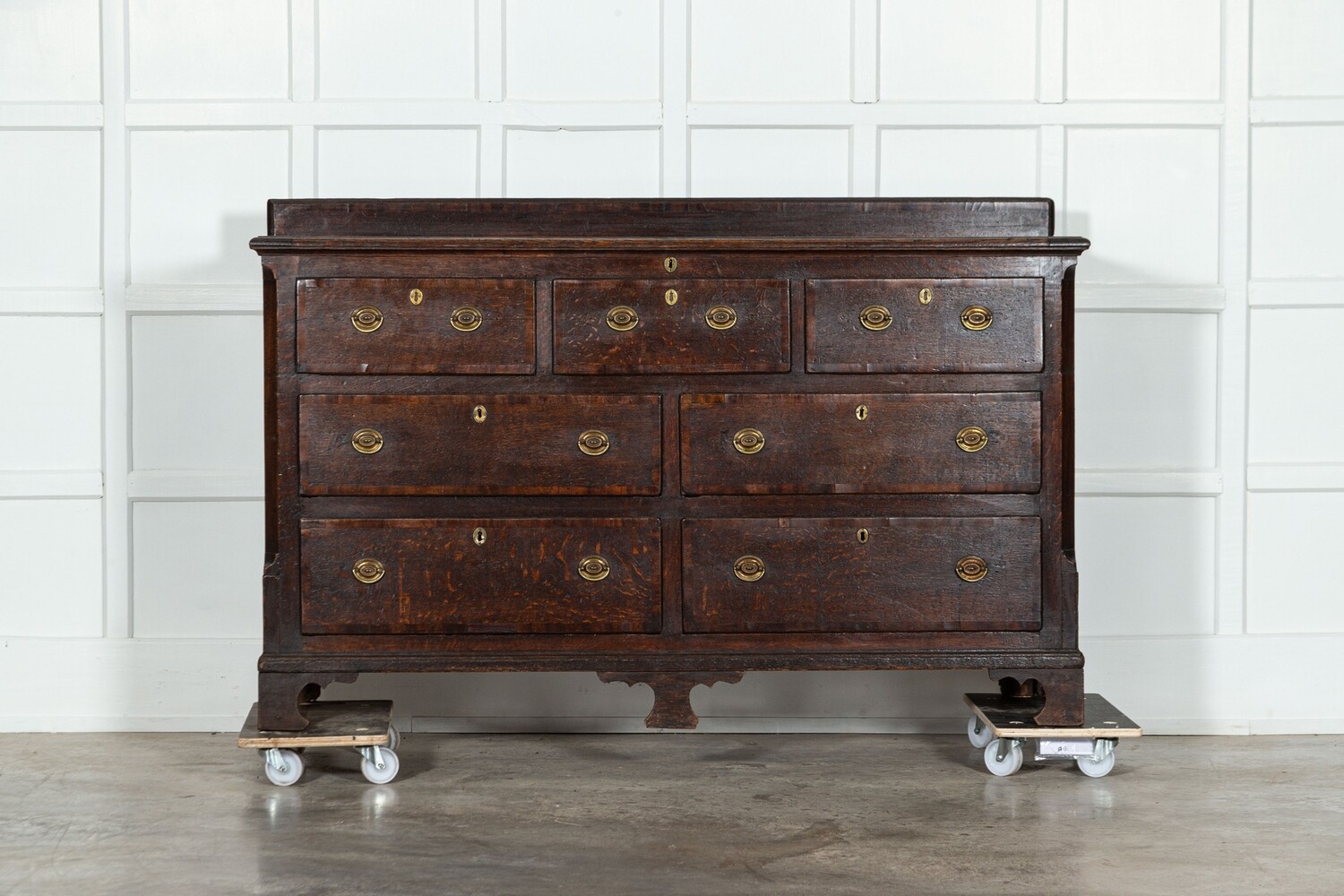 18thC English Oak Dresser / Chest