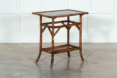 19thC Bamboo Chinoiserie Table