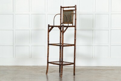 19thC English Bamboo Etagere 19thC English Bamboo Etagere