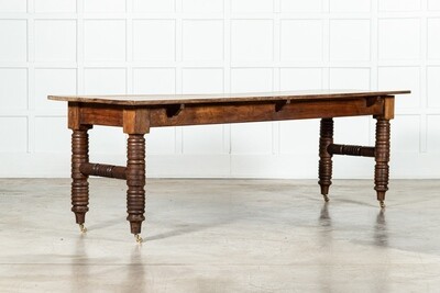 Large 19thC English Oak Table