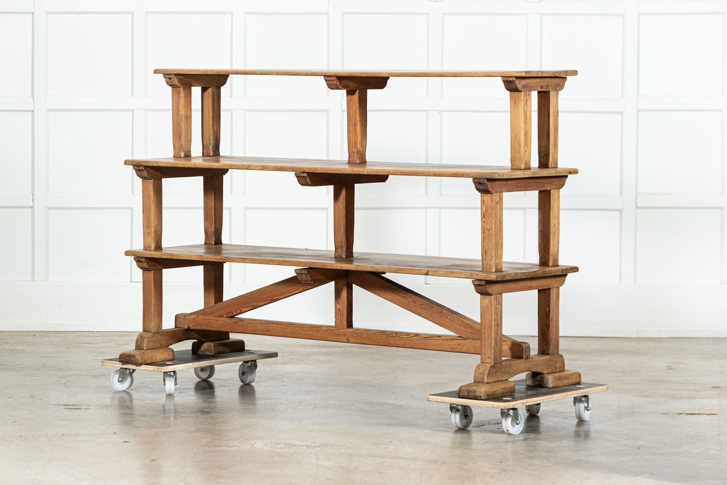 19thC Provincial English Ash Game Stand/Rack