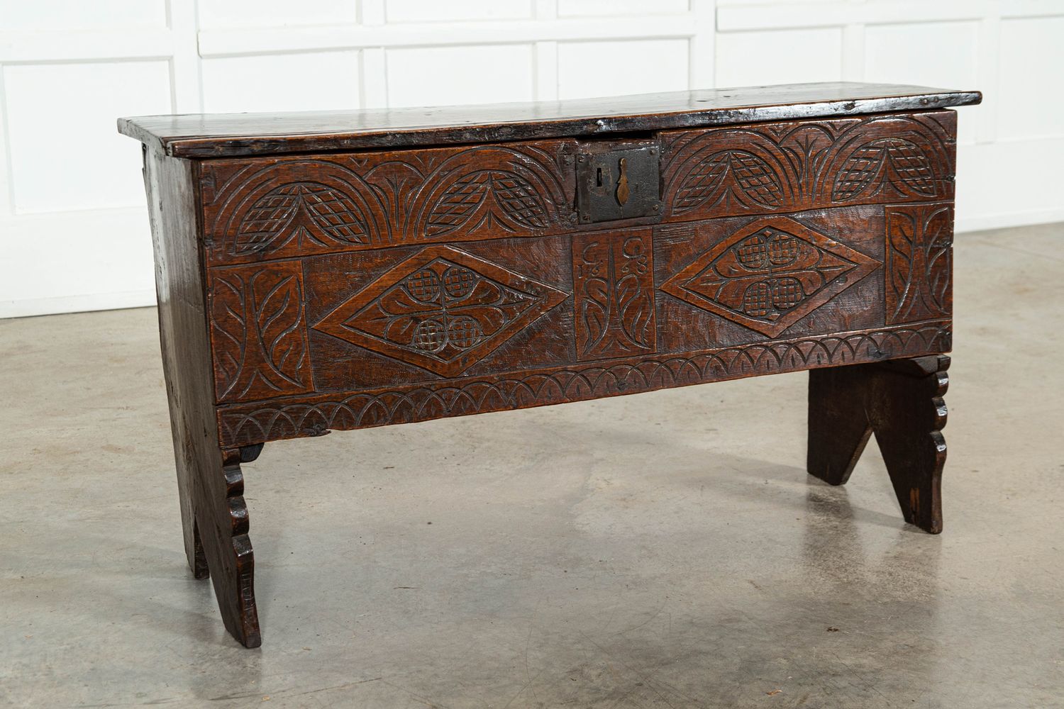 17thC English Oak Coffer