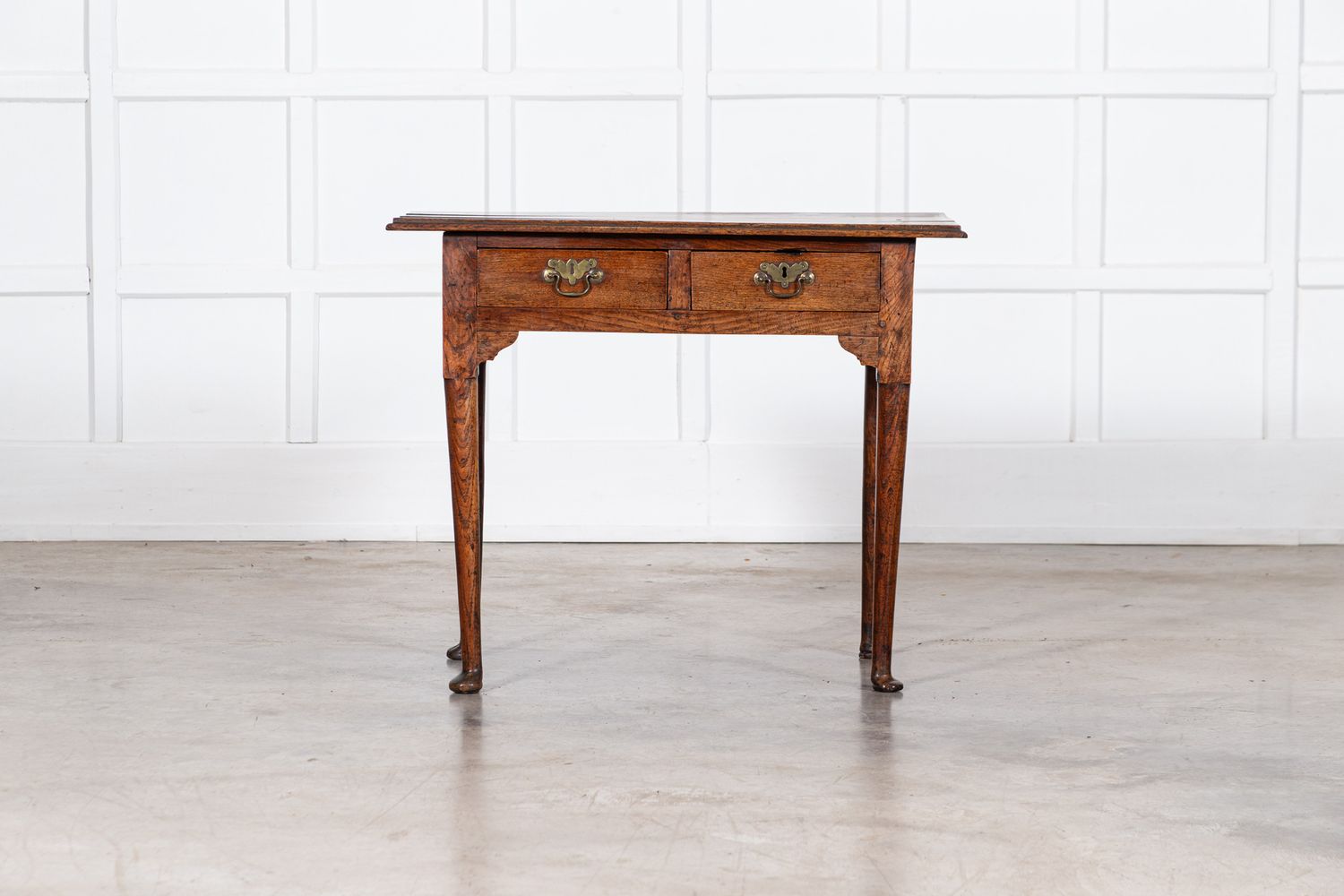 English Georgian Oak Side Table