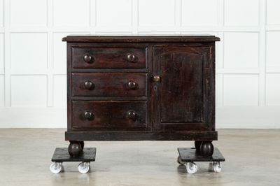 19thC English Pine Dresser Base