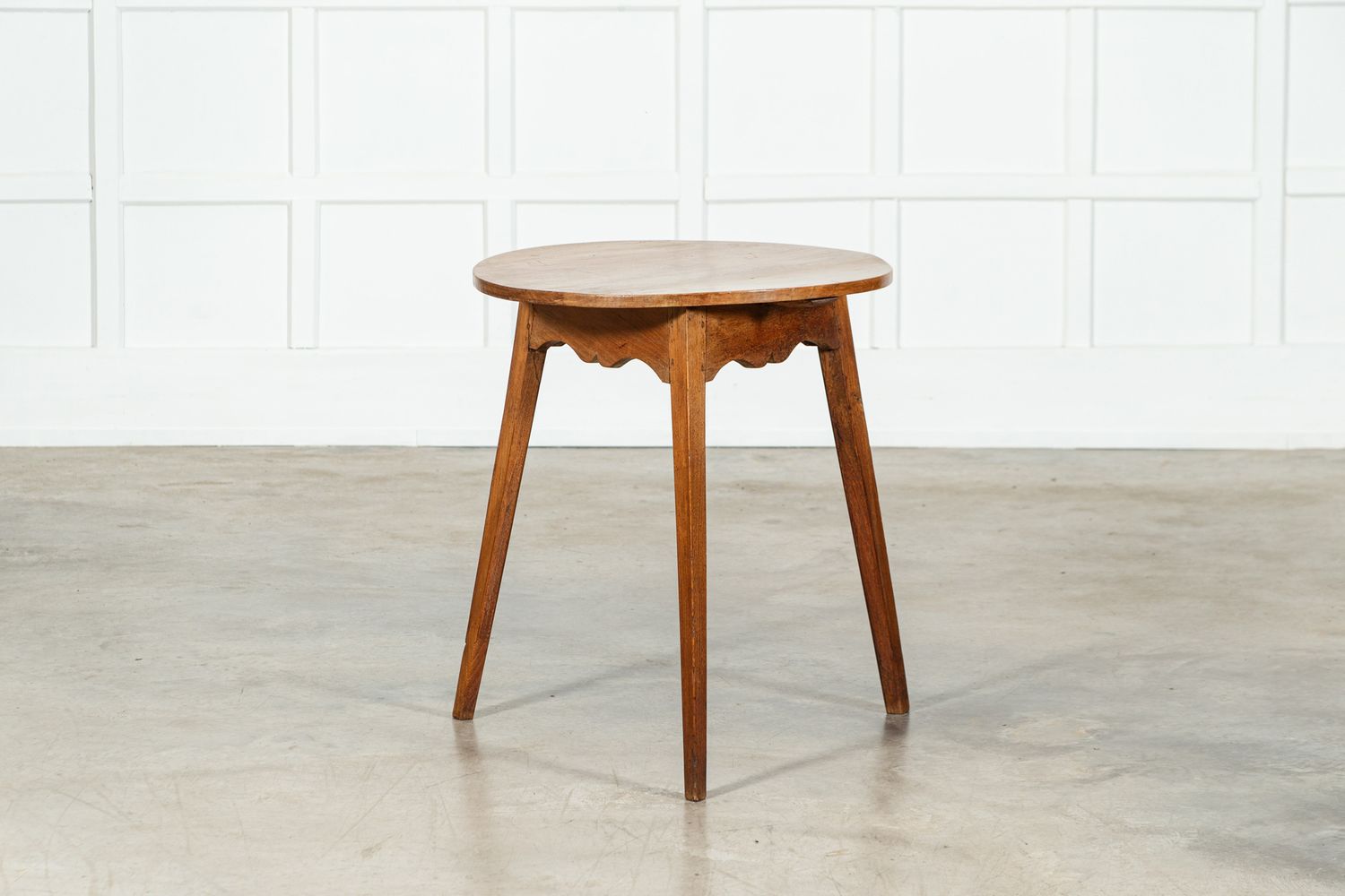 English 19thC Vernacular Ash Cricket Table
