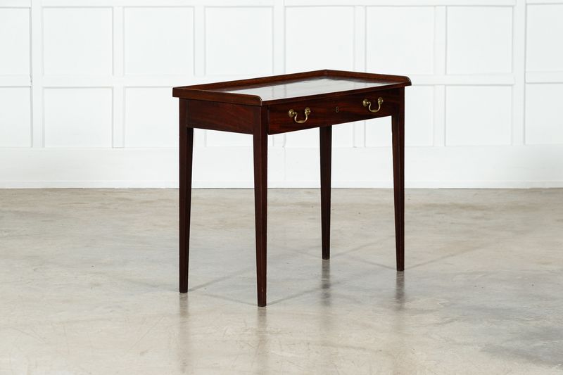 English George III Mahogany Side Table