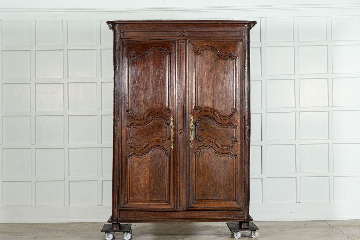 19thC French Oak Armoire