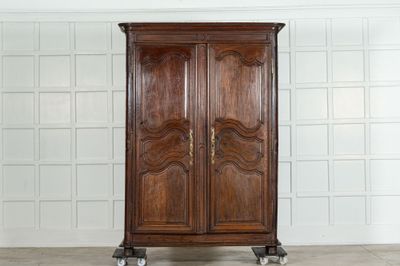 19thC French Oak Armoire