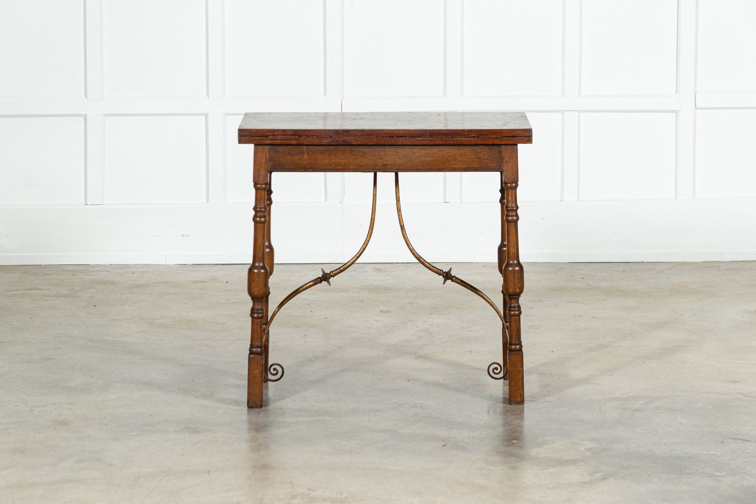 Spanish Oak Card Hall Table