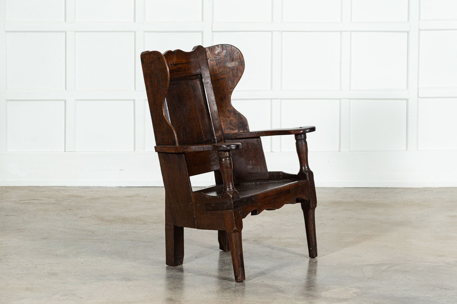 17thC English Oak Lambing Chair