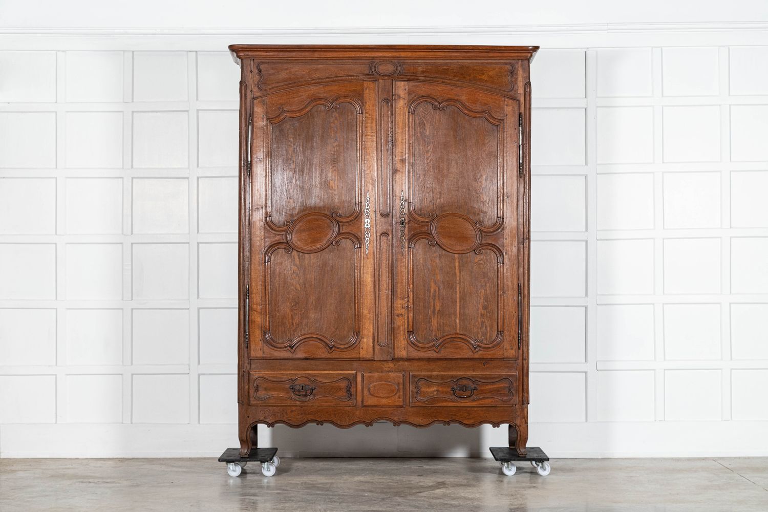 Large 19thC French Oak Armoire