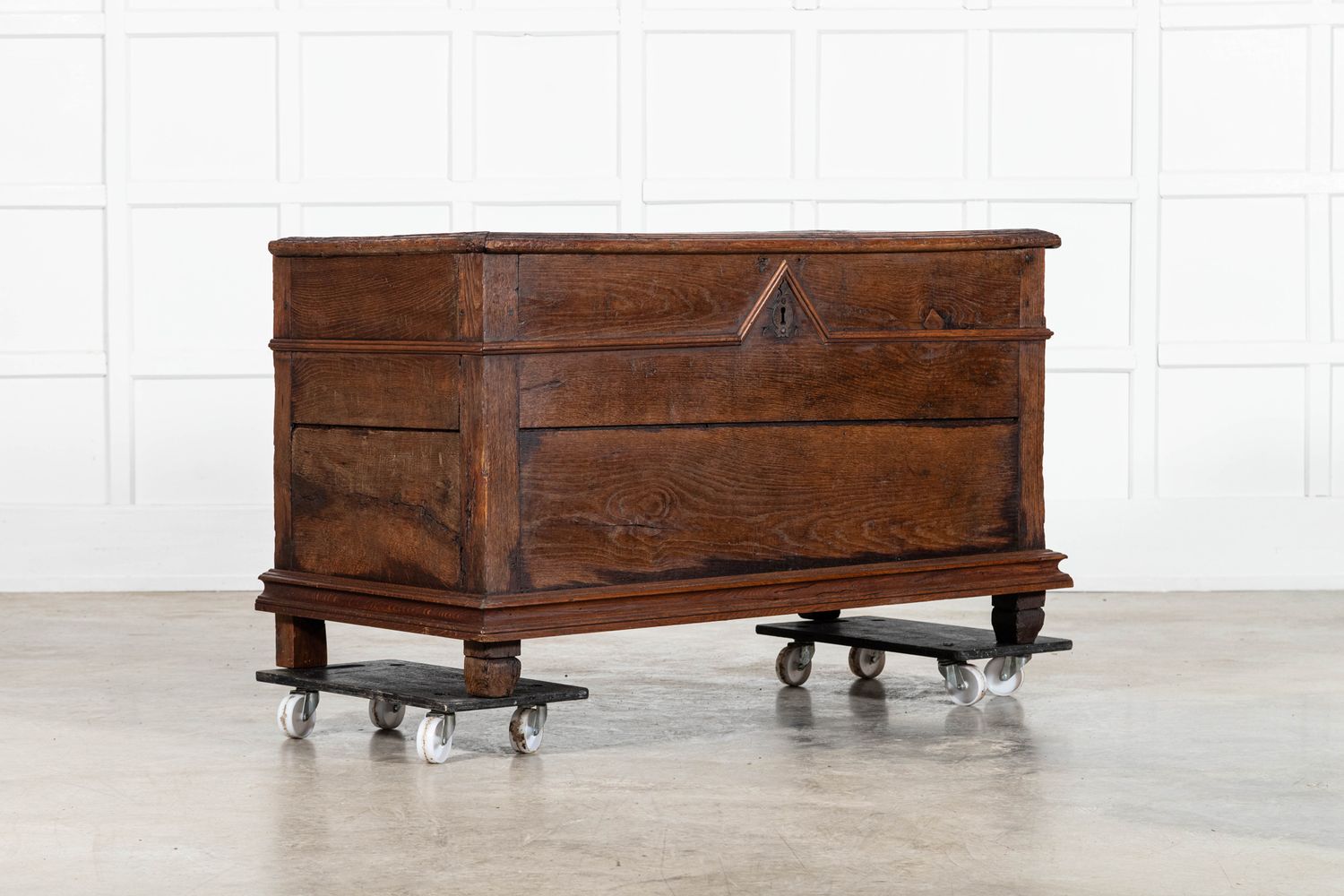 Large French 19thC Fruitwood Coffer