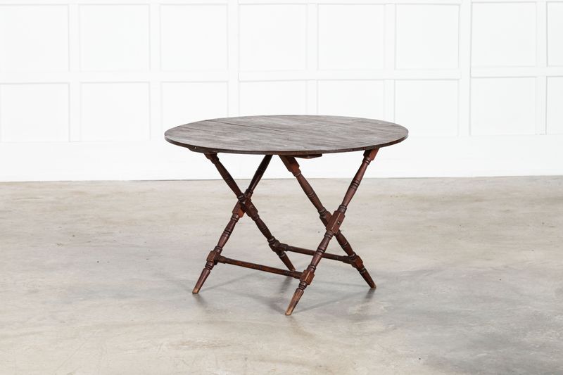19thC English Mahogany Coaching Table