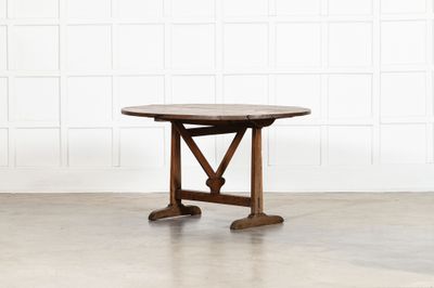 Large 19thC French Oak Vendange Table