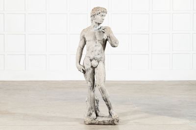 English Michelangelo's David Statue