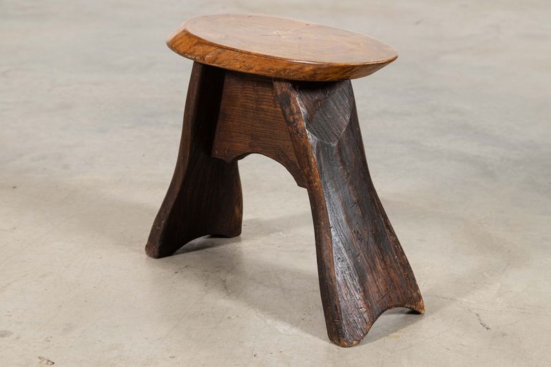 English Vernacular Oak Stool