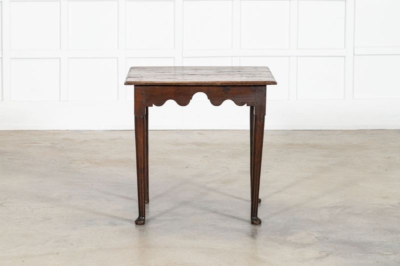 18thC English Oak Side Table