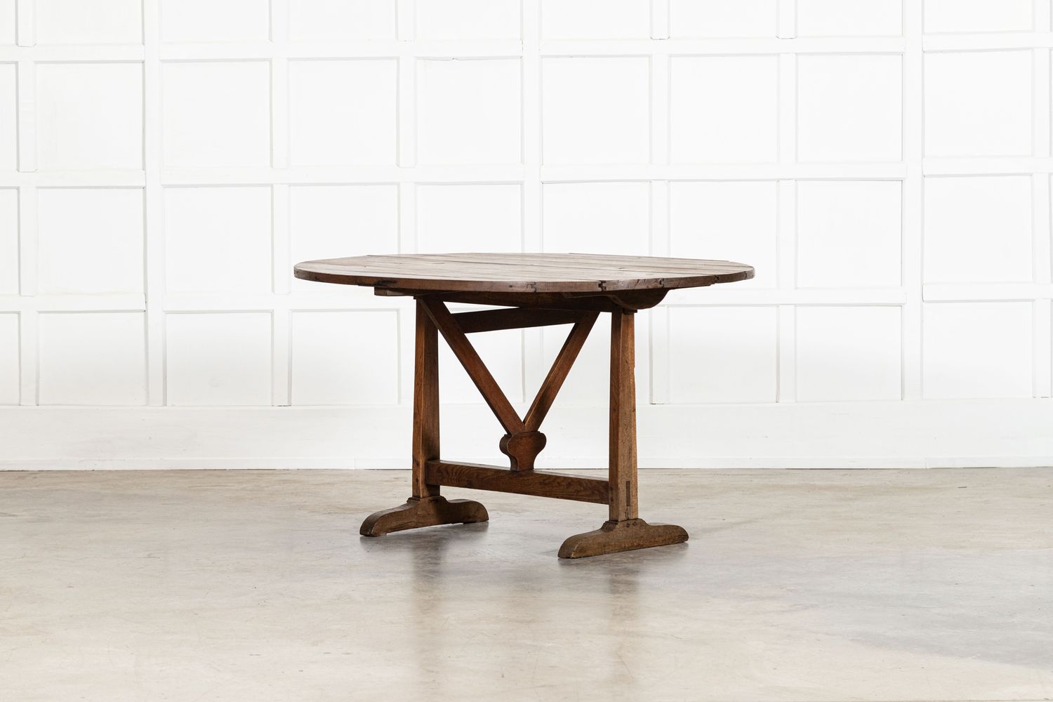 Large 19thC French Oak Vendange Table