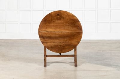 Large 19thC French Fruitwood Vendange Table