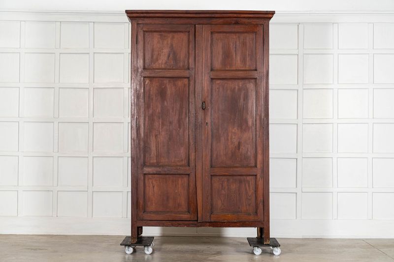 Large 19thC French Monastery Pine Cabinet Large 19thC French Monastery Pine Cabinet