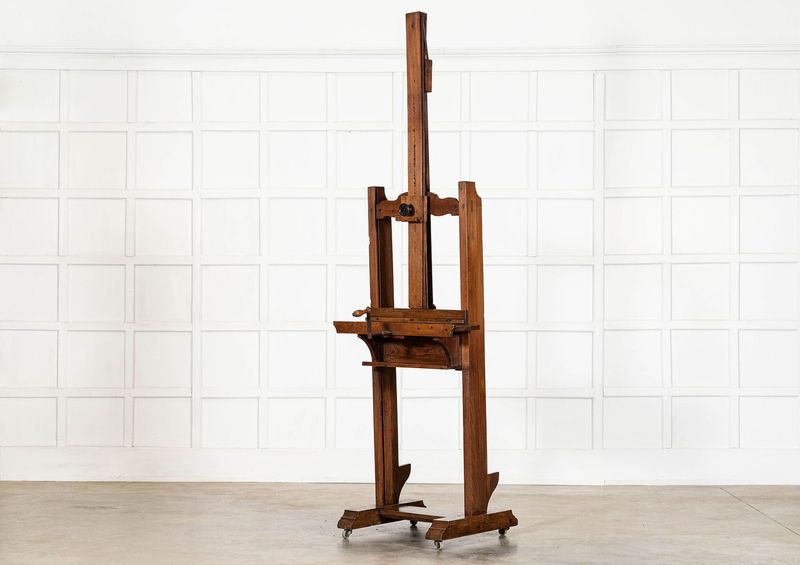 Large English Oak Artists Easel Large English Oak Artists Easel