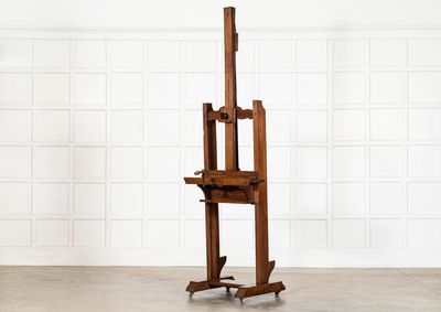 Large English Oak Artists Easel Large English Oak Artists Easel