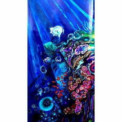 Jellyfish Cloud Coral painting