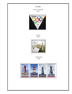 Stamp pages for albums - ALL countries and areas in the whole world!